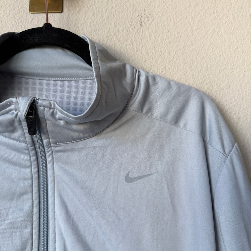 Nike Element Shield Light Gray Full-Zip Running J… - image 3